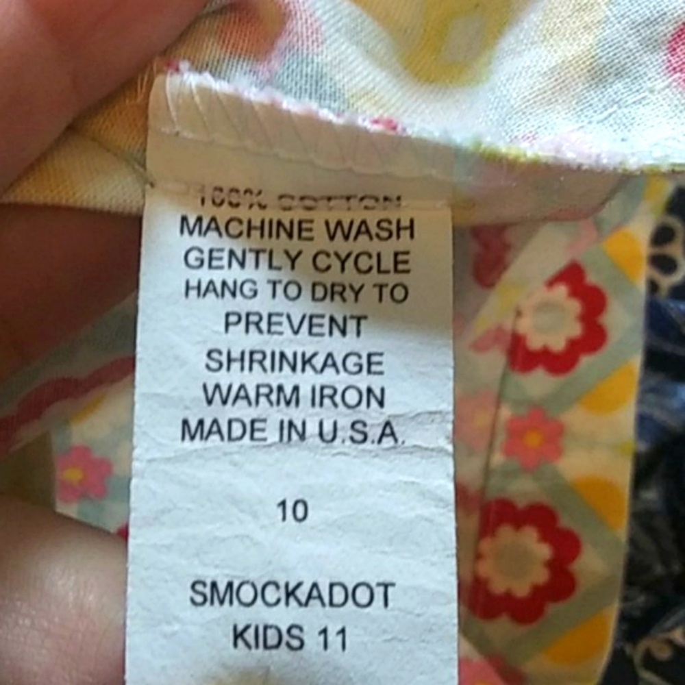 SmockaDot Kids Floral Dress - Picture 3 of 3